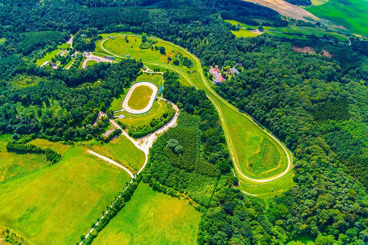 Bergring Teterow von oben