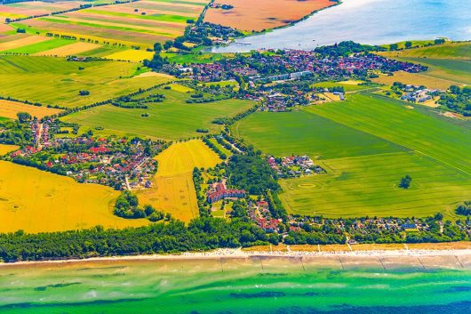 Insel Poel von oben