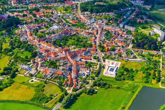 Gemeinde Tessin Luftbild