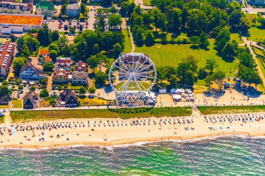 Riesenrad Kühlungsborn von oben