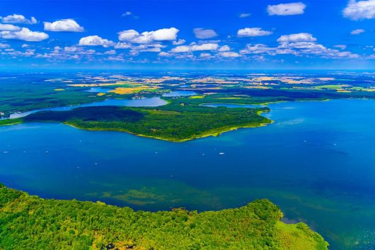 Kölpingsee von oben