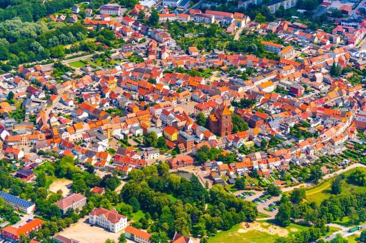 Altstadt Teterow von oben